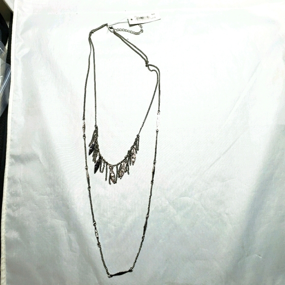 Taylor & jade silver double strand necklace - Picture 4 of 5